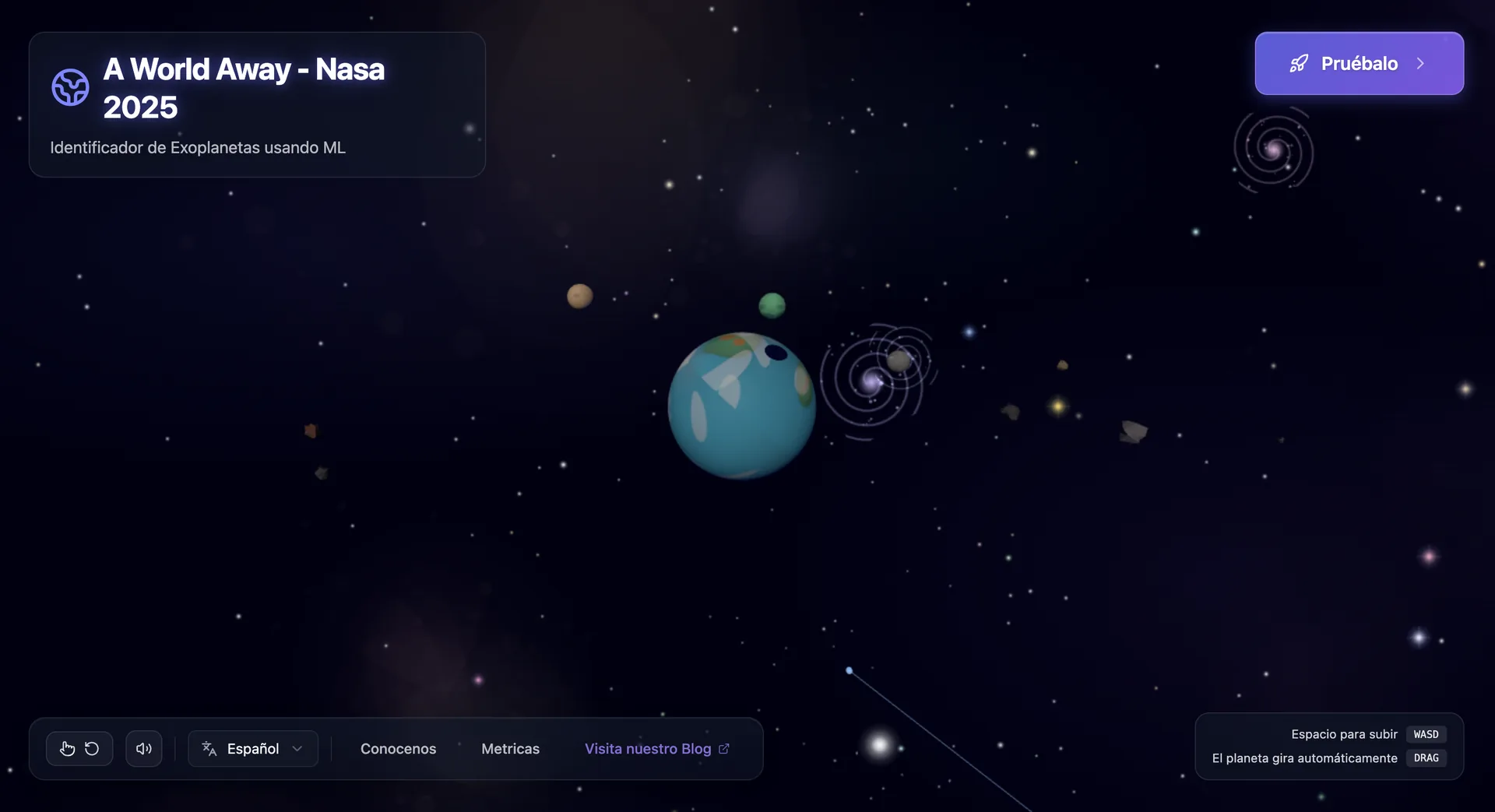 Captura de A World Away - NASA 2025