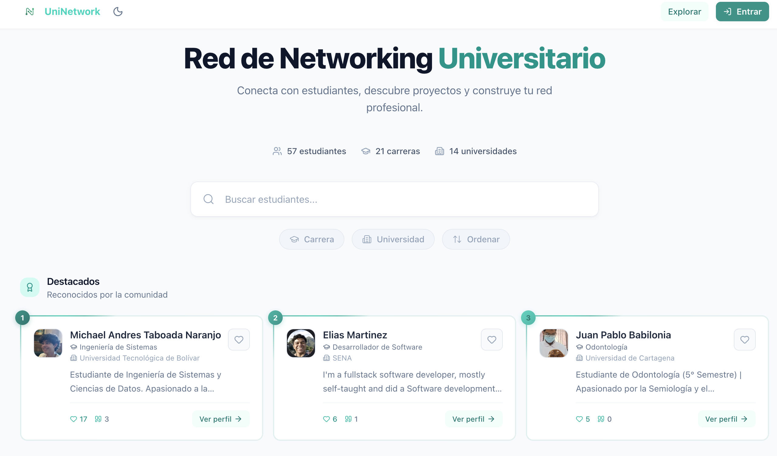 Captura de pantalla de Networking App